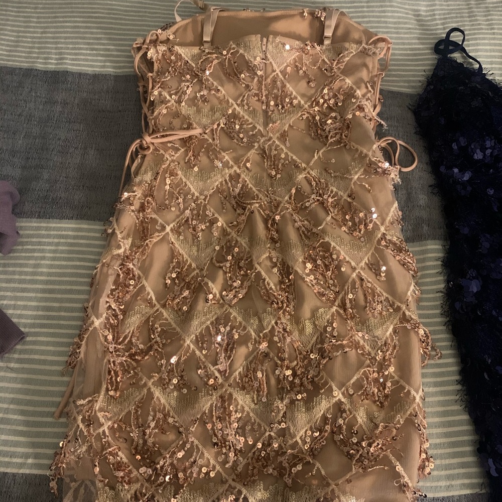 Rose Gold Pink Dress